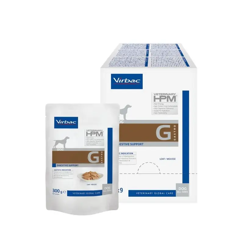 Veterinary HPM Dog G1 Digestive Support Mousse Sachet repas | Très bien noté