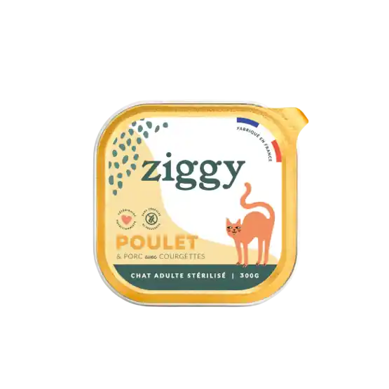 Ziggy Chat Adulte Stérilisé Poulet Pâtée | Plus que quelques jours
