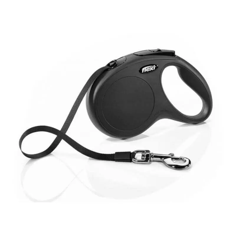 flexi New CLASSIC, laisse sangle, XS 3 m, noir - Achetez maintenant