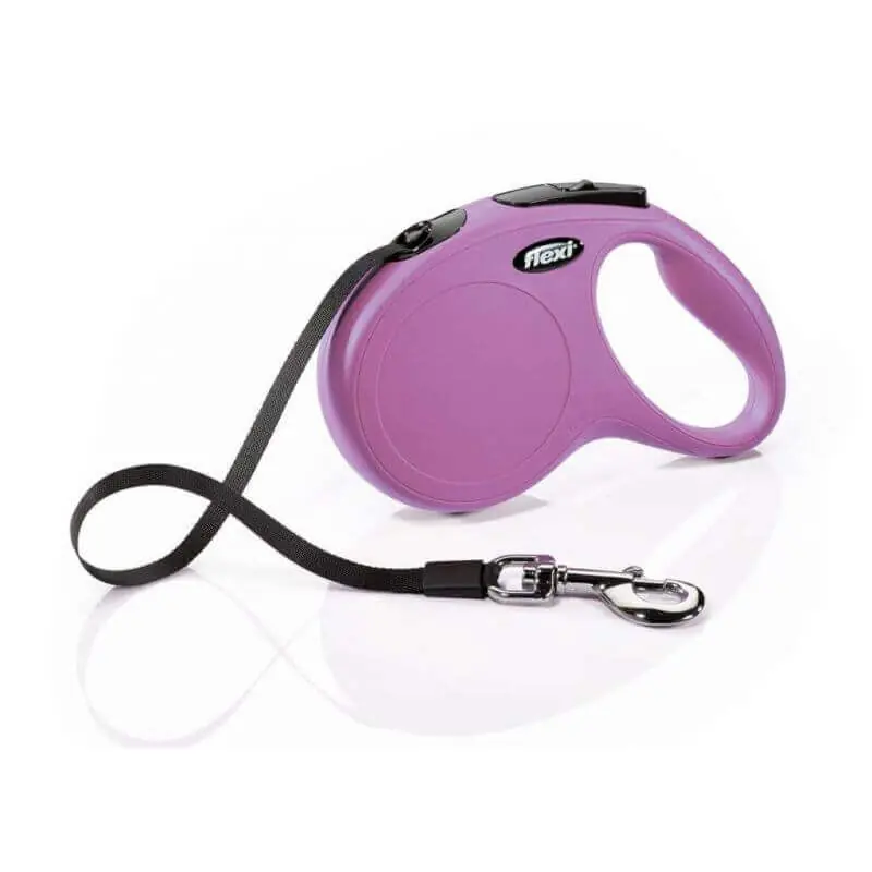 Laisse Flexi New Classic Sangle 3M Rose - Offre