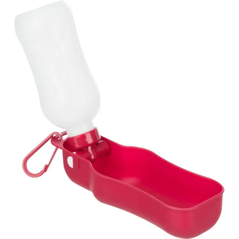Gourde avec écuelle, en plastique, 0,5 l - En stock