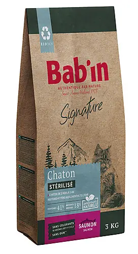 Bab‘in - Croquettes Poisson pour Chaton | Remise
