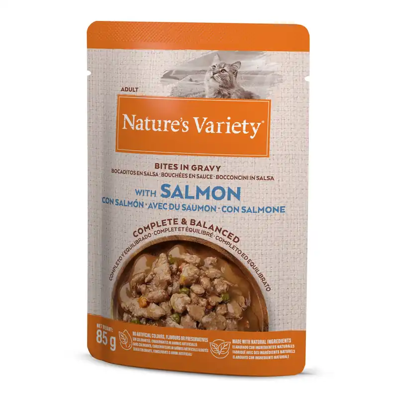 Nature‘s Variety - Bouchées en Sauce au Saumon pour Chats - 85g | Dernières pièces