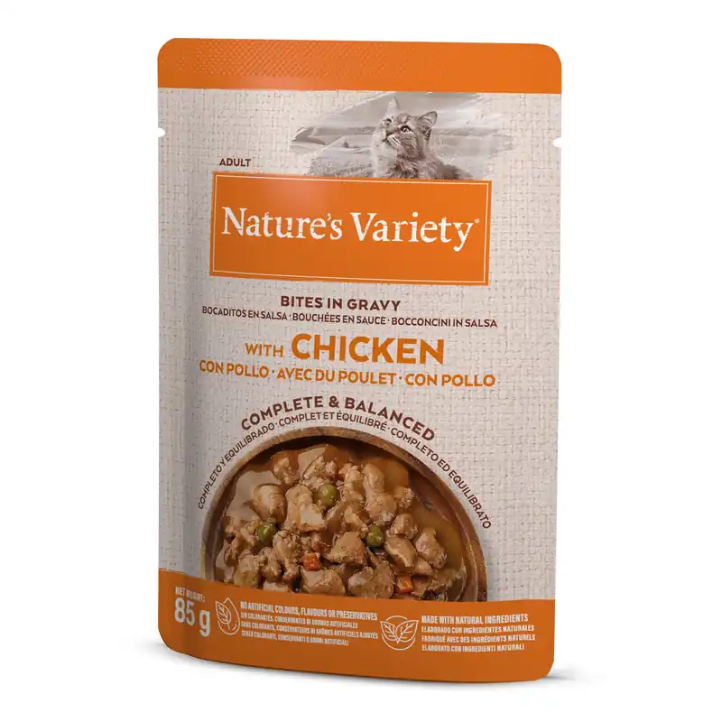 Nature‘s Variety - Bouchées en Sauce au Poulet pour Chats - 85g | Bon prix