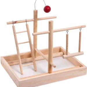 Disponible dès maintenant | Flamingo - Aire de Jeux pour Perruches - 28,5x23x24,5cm