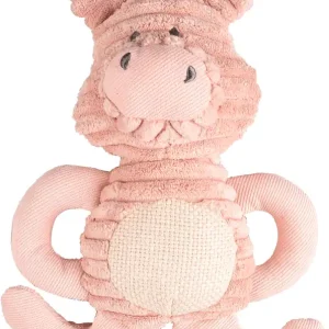Bonne affaire - Flamingo - Jouet Peluche Small Dog Cochon Ilva Rose pour Chiens - 23cm
