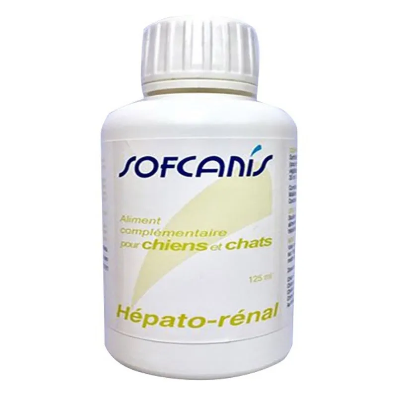 Achetez dès maintenant | Sofcanis - Complément Hepato Renal pour Chiens et Chats - 125ml