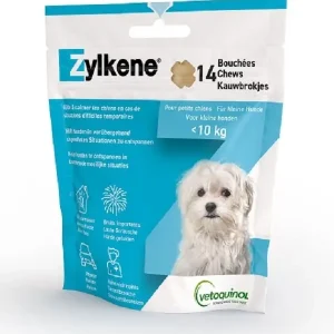 Vetoquinol - Bouchées ZYLKENE CHEWS 75 mg pour Petits Chiens - x14 | Stock presque épuisé