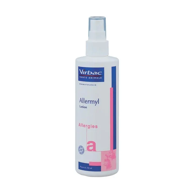 Virbac - Lotion Allermyl Allergies pour Chiens et Chats - 250ml - Prix doux