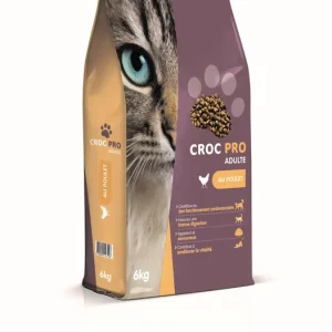 Croc Pro - Croquettes Poulet pour Chat Adulte - 6kg - Coup de cœur des clients