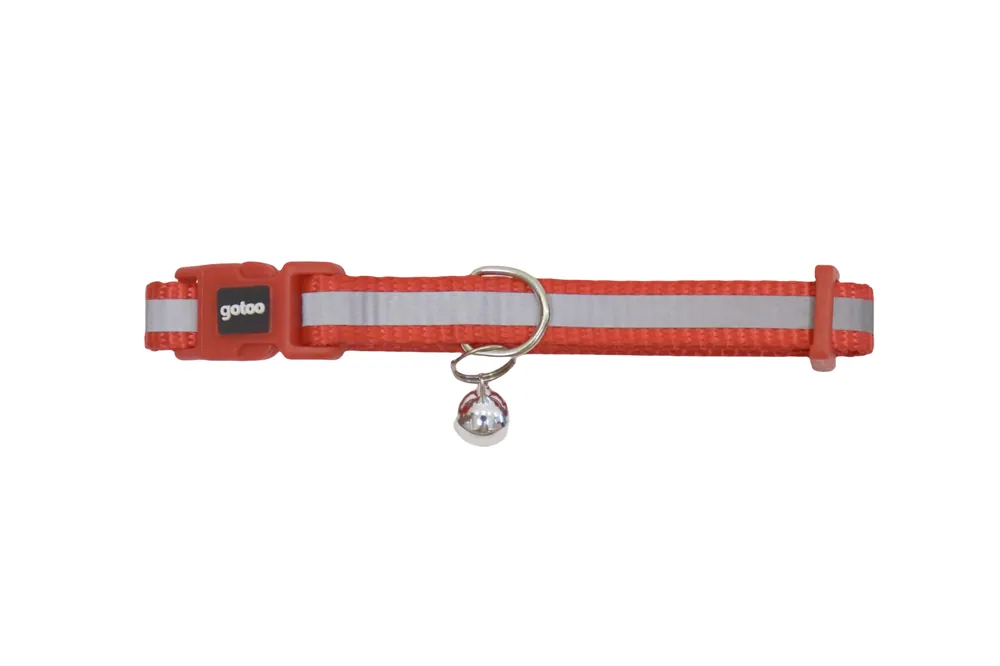 Retour facile - Gotoo - Collier en Nylon Premium 1*20-30cm pour Chat