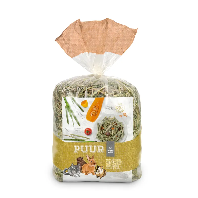 Livraison express - Witte Molen - Foin Puur Timothy Légumes - 500g