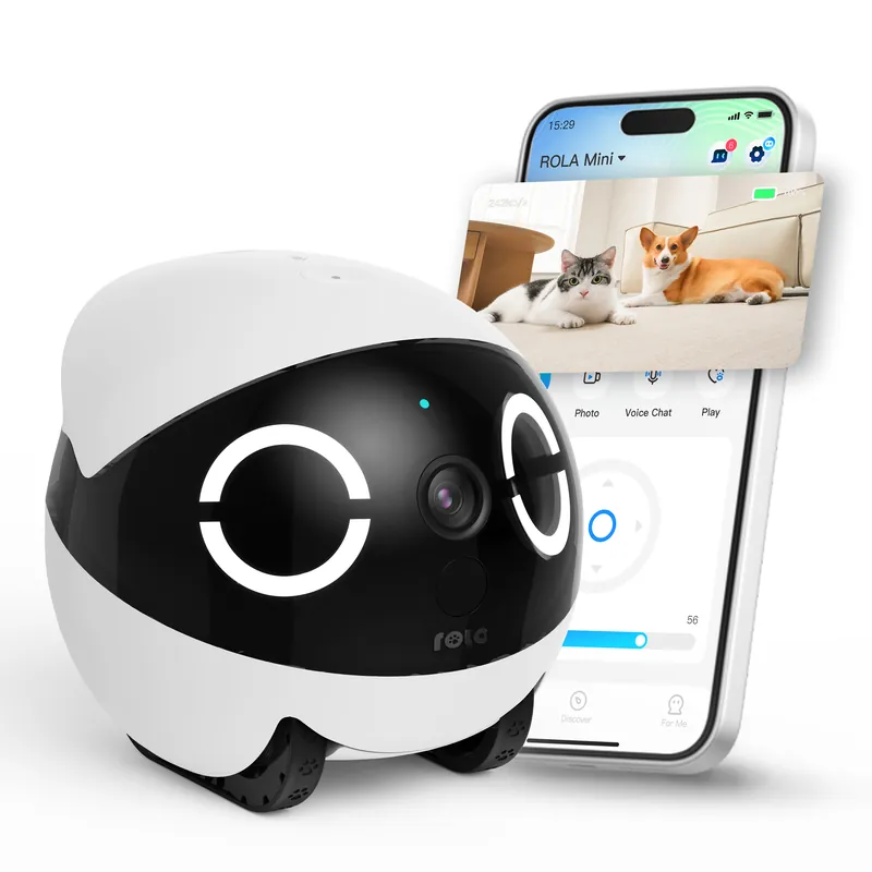 Très apprécié des clients | Enabot - Mini Caméra Robotique EBO ROLA 2K pour Chiens et Chats - x1
