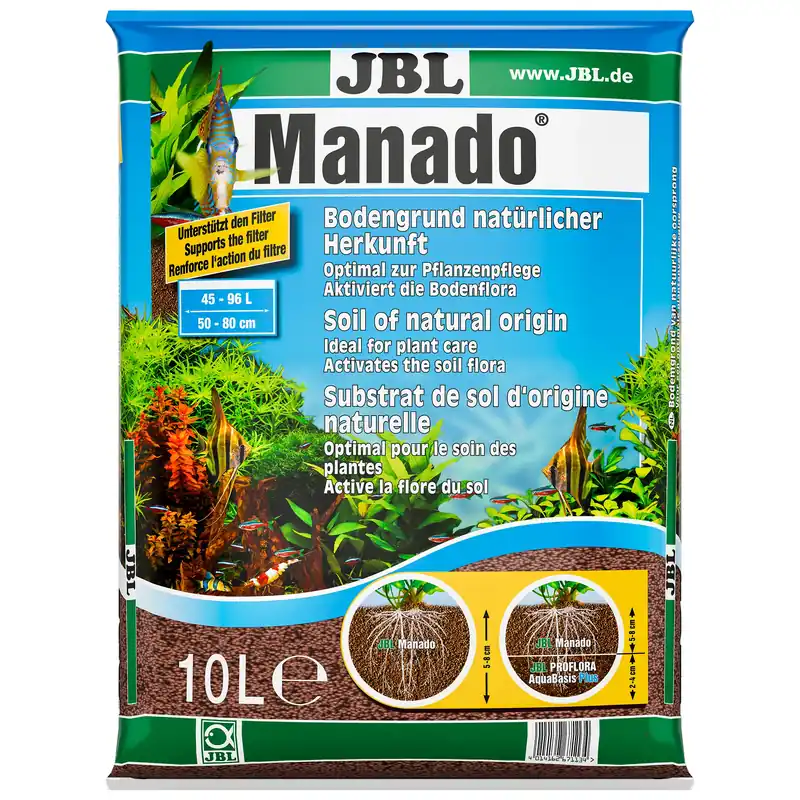Achat sécurisé | JBL - Substrat de Sol Manado pour Aquarium