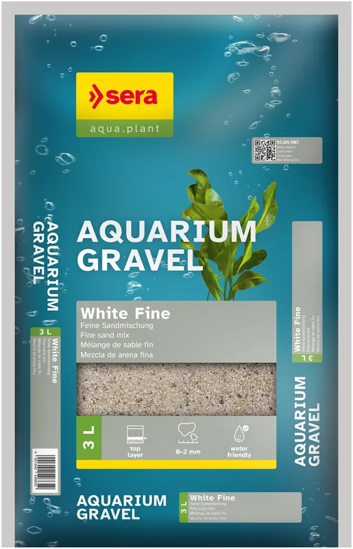 Sera - Sable White Fine Aquarium Gravel - Recommandé