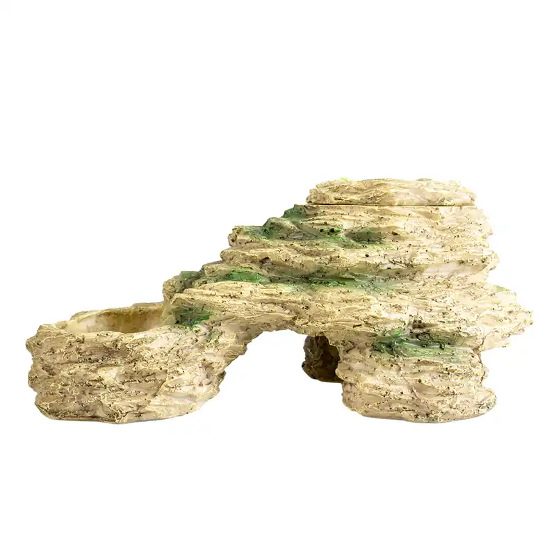 Terradella - Décoration Piscine en Pierre 2 pour Terrarium - 24,5x15x11,5cm | Soldes