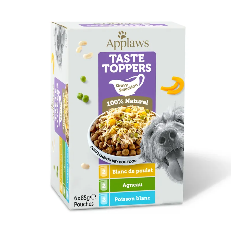 Applaws - Multipack Sachet Sauce Taste Toppers pour Chien - 6x85ml | Offre spéciale