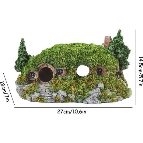 Cachette pour reptiles et aquarium, décoration roche naturelle pour gecko et serpent | Très populaire