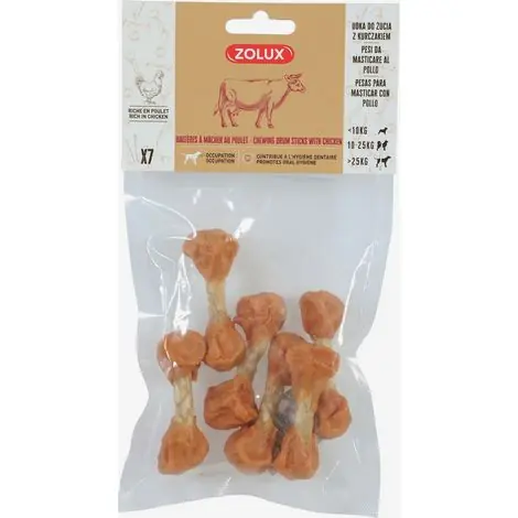 Dernières pièces - Haltères à mâcher au poulet 7 pcs - Zolux