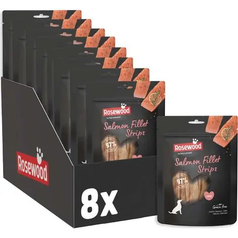 Offre à durée limitée | Friandises pour chiens grandes races - Filets de saumon