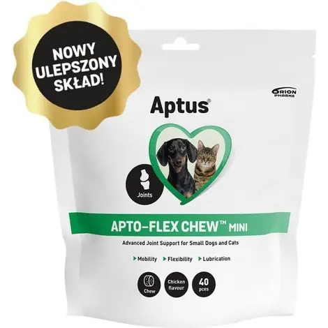 Achetez dès maintenant - Supports articulaires à mâcher APTUS APTO-FLEX Mini pour chiens et chats, 40 unités