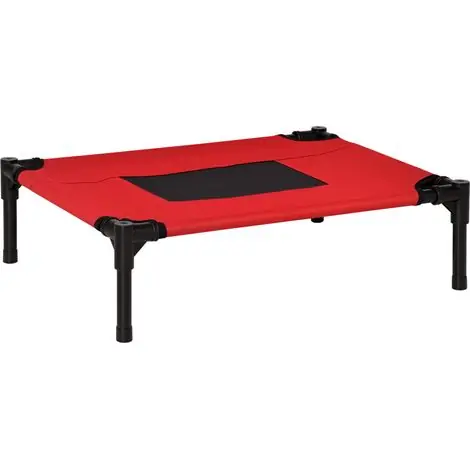 Bientôt épuisé | Cage d‘été pour chien jusqu‘à 11.3 kg, 61x46x18 cm, Rouge, pour intérieur et extérieur