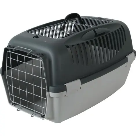 cage gulliver 3, portes métal 40 x 61 x 38 cm, transport pour chien max 12 kg - animallparadise | Achat sécurisé