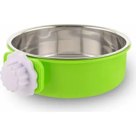 Caisse Chien Bol Amovible en Acier Inoxydable Gamelle à Suspendre pour Animal Domestique Cage Petit Bol d‘eau Feeder Nourriture pour Chiens Chats Lapins Birdsgreen Pet Supplies | Qualité premium