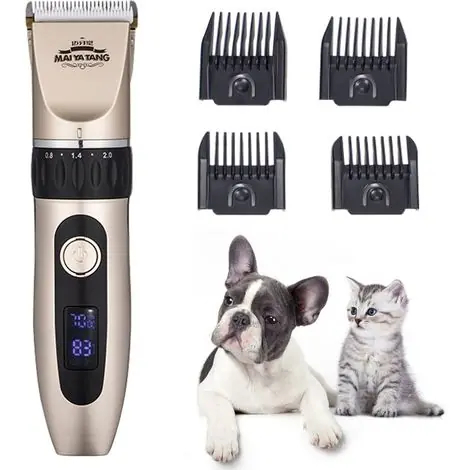 Bonne affaire | Tondeuse pour chien-Tondeuse Chien, Tondeuse électrique pour animaux de compagnie, tondeuse à cheveux pour chien, coupe de cheveux pour chat, kit de toilettage