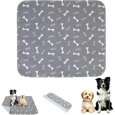 Offre spéciale - Puppypad Tapis urinaire lavable avec phéromones, anti-odeurs et anti-fuite avec technologie de verrouillage, tapis d‘entraînement antidérapant pour animal domestique pour cage, intérieur