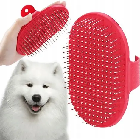 Très apprécié des clients | Brosse rouge pour le toilettage des animaux (200) GABA