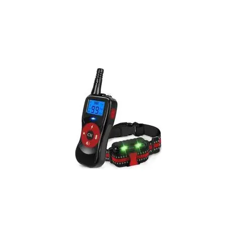 Achetez dès aujourd'hui | Rouge Collier de Dressage pour Chiens, Collier de Dressage pour Petits, Moyens et Grands Chiens Rechargeable, Mode de Formation 3+1, Télécommande 500M, Colliers de Dressage pour Chien
