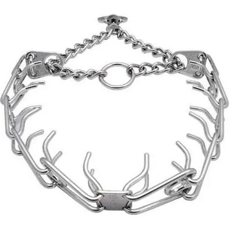 Collier de dressage pour chien, chaîne de stimulation en acier inoxydable 304, chaîne de contrôle réglable de 3,5 mm (24 pouces à 60 cm) - Coup de cœur