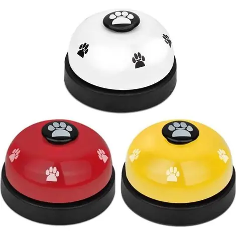 Clochette de Dressage de Chien, Lot de 3 clochettes de Dressage pour Chiot, Jouets interactifs en Plein air, Dispositif de Communication pour Animaux de Compagnie | Prix en baisse