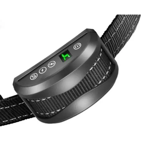 1 collier anti-aboiement pour chien 3 modes de choc électrique/vibration/sensibilité, aide à l‘entraînement, inoffensif, automatique, batterie rechargeable IP65, sangle réfléchissant | Haute qualité