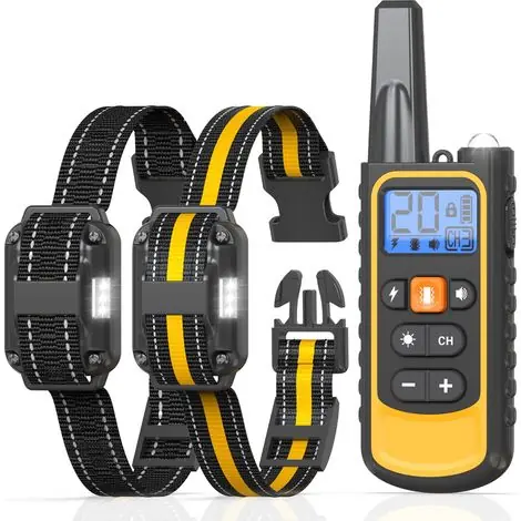 Super prix - Collier Anti-aboiement - Télécommande Électronique - 4 Modes D‘entraînement - Étanche IP67 - Batterie Rechargeable 300 mAh - 1 Pièce