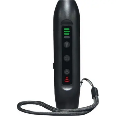 Commandez dès aujourd'hui - Mode dissuasion pour chiens, appareil de dressage canin portable et rechargeable avec lampe torche intelligente haute luminosité, écran LED et fonction lumière colorée
