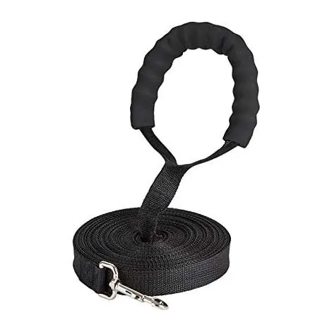 Laisse pour chien 6m en nylon inodore – Poignée rembourrée EVA – Supporte jusqu‘à 80kg – Rotation 360° pour éviter les enchevêtrements - Produit phare