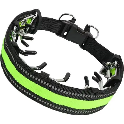 Coup de cœur - Collier à Pointes Réglable avec Boucle à Dégagement Rapide - JINFGERNE - Collier de Dressage Sûr et Efficace pour Chiens de Petite et Grande Taille, Confort Optimal et Durabilité