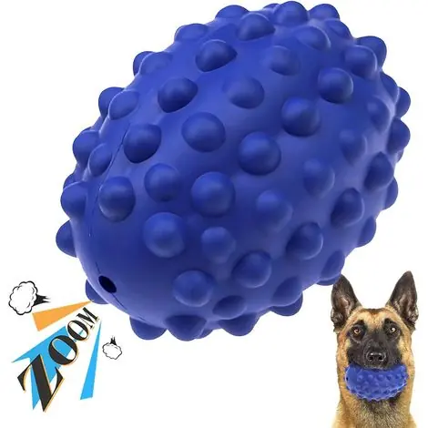 Jouet indestructible pour chien de couleur cyan, jouet couineur pour chien de couleur C - Offre spéciale