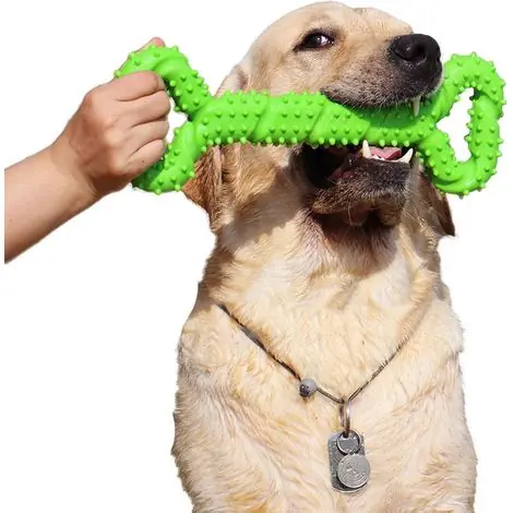 Prix promo | Chien Jouets à mâcher Résistant en Caoutchouc 12 inch interactif Solide pour Les Chewers Agressifs Petits et Grands Chiens