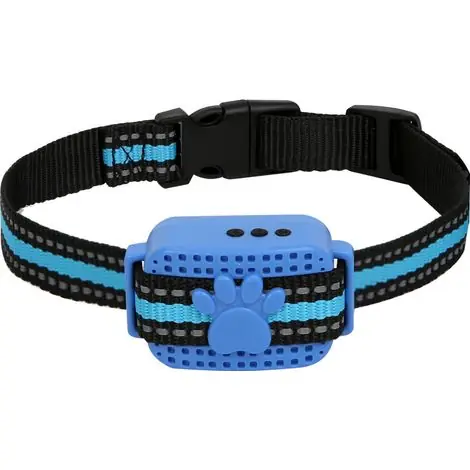 Dispositif anti-aboiement Intelligent, dispositif d‘entraînement pour chien vibrant automatique rechargeable, collier anti-aboiement - Disponible à la commande