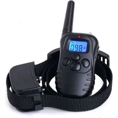 Collier d‘éducation pour chien rechargeable étanche avec télécommande sans fil portée 300 m – idéal pour entraînement efficace - Offre bientôt terminée