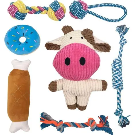 Achetez dès aujourd'hui - Toys for Small Dogs, Stuffed Plush Puppy Toys, Interactive S