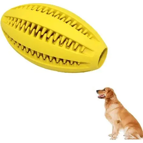 Disponible dès maintenant - Jouet interactif pour chien, balle distributrice de friandises résistante aux morsures, pour jouer et mâcher