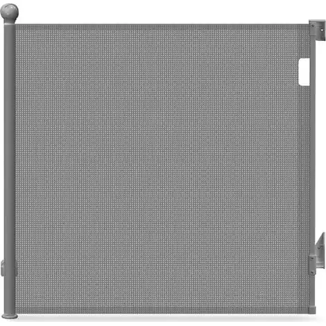 Vounot – Barrière de sécurité rétractable 180x96cm – Double verrouillage à une main – Métal et ABS – Pour enfants et animaux domestiques | Prix cassé