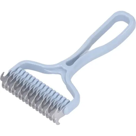 Brosse de toilettage double face pour animaux à poils longs, 17 dents, idéale pour démêler et éliminer les nœuds. | Ajoutez au panier