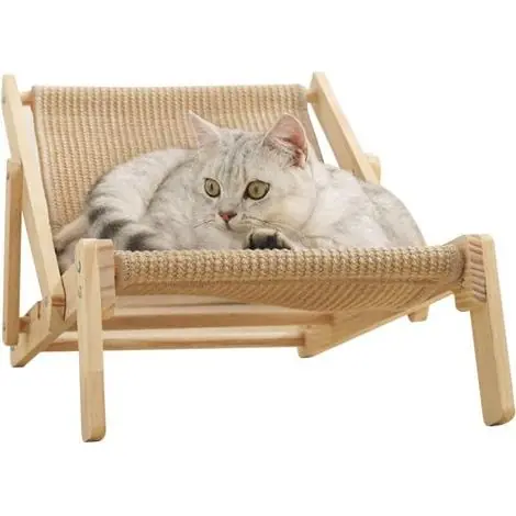 Chaise Lounge Griffoir pour Chat - Griffoir Réglable pour Chat - Accessoire - Derniers exemplaires