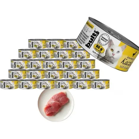 Aliment humide pour chat Bulti Canard, boîte de 24 x 85 g | Livraison rapide
