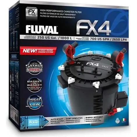 Plébiscité par les clients - Filtre externe fluval FX4 2650 l / h